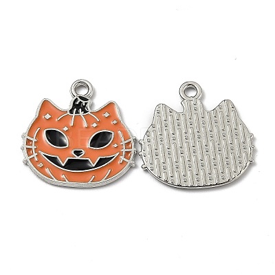 Alloy Enamel Pendants ENAM-Z001-15P-03-1