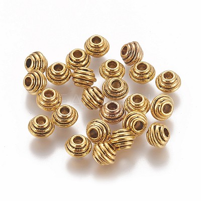Tibetan Style Alloy Spacer Beads GLF5166Y-NF-1
