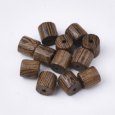 Natural Wenge Wood Beads WOOD-S053-36-1
