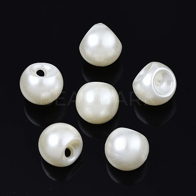 Acrylic Imitation Pearl Charms OACR-N134-002A-01-1