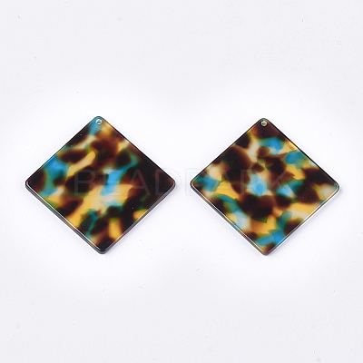 Cellulose Acetate(Resin) Pendants KY-T011-04B-02-1
