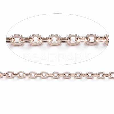 3.28 Feet Ion Plating(IP) 304 Stainless Steel Cable Chains X-CHS-H007-01RG-1