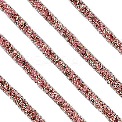 5 Yards Self Adhesive Resin Rhinestone Tape DIY-SP0002-49F-1