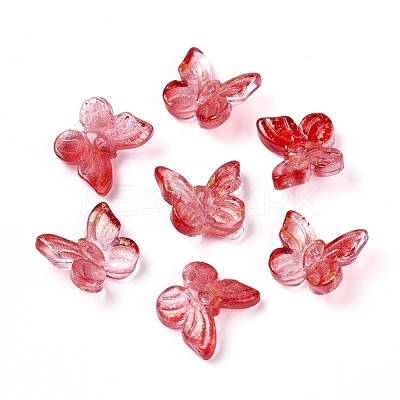 Electroplate Glass Beads EGLA-E059-E02-1