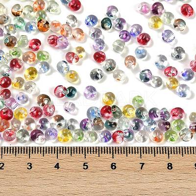 6/0 Spray Paint Fringe Glass Seed Beads SEED-H003-11H-1