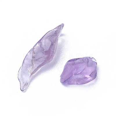 Natural Amethyst Chip Beads G-O103-10-1