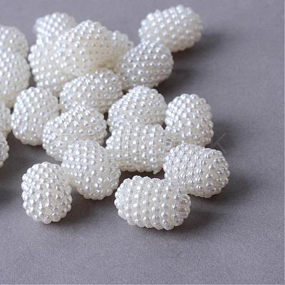 Acrylic Imitation Pearl Beads MACR-S810-02-1