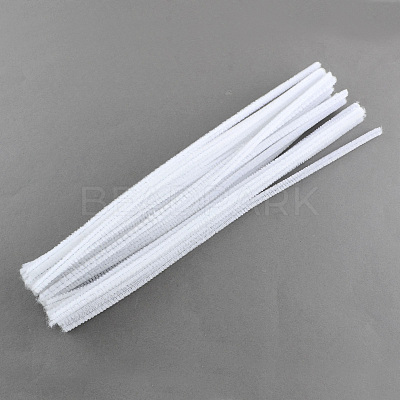 Round Pipe Cleaner Chenille Stick X-AJEW-S007-16-1