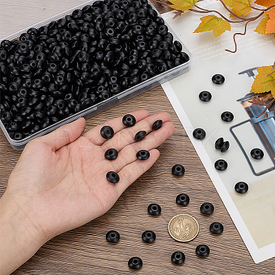 500Pcs Dyed Natural Beech Wood Beads WOOD-PH0003-85A-1