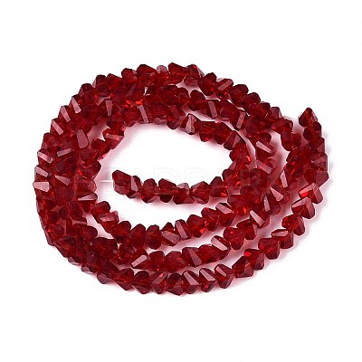 Transparent Glass Beads Strands GLAA-N018-4mm-26-1