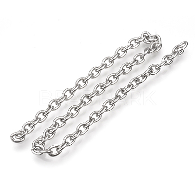 Tarnish Resistant 304 Stainless Steel Cable Chains CHS-Q001-24-1