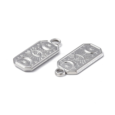 Non-Tarnish 304 Stainless Steel Pendants STAS-C066-23P-1
