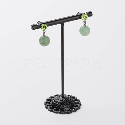 3 Pcs T Bar Iron Earring Displays Sets X-EDIS-P001-01B-1