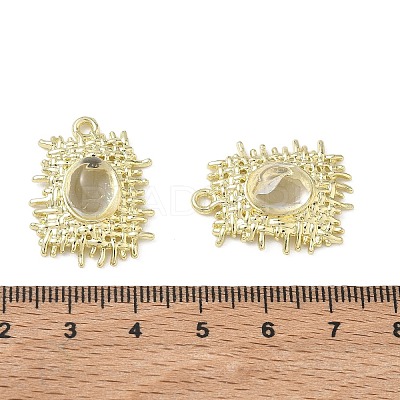 Alloy Glass Pendants GL-CBAAD3F-01G-1