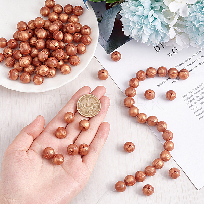 Food Grade Eco-Friendly Silicone Beads SIL-WH0010-10A-1