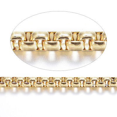 304 Stainless Steel Venetian Chains Box Chains CHS-P003-06A-1