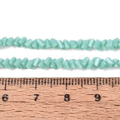 Opaque Glass Beads Strands GLAA-N019-3mm-15-1