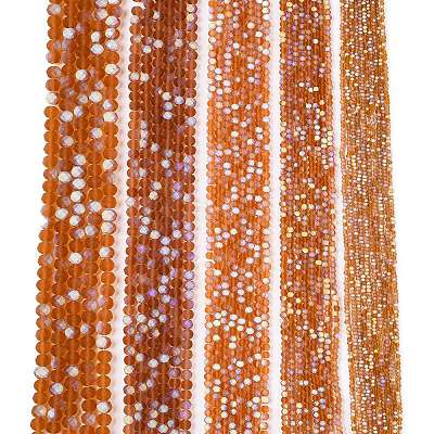 Transparent Glass Beads Strands LS-EGLA-A044-T3mm-MB04-1