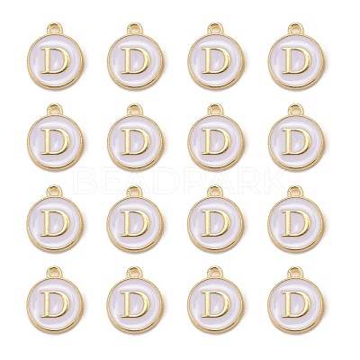 Golden Plated Alloy Charms X-ENAM-S118-01D-1