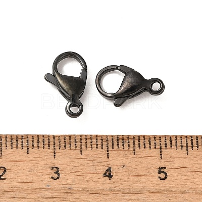 Ion Plating(IP) 304 Stainless Steel Lobster Claw Clasps STAS-AB10-B-1