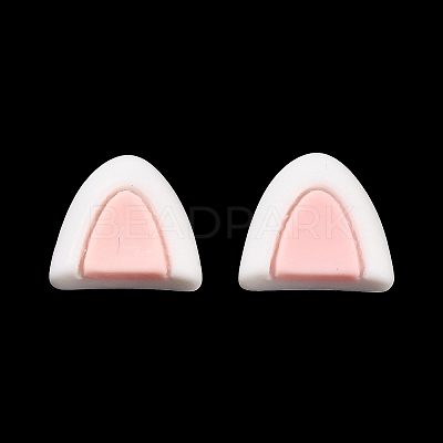 Cute Opaque Resin Cabochons RESI-E052-03G-1