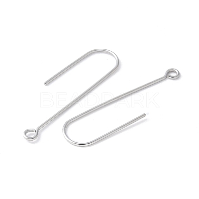 316 Surgical Stainless Steel Earring Hooks STAS-Z124-02A-P-1