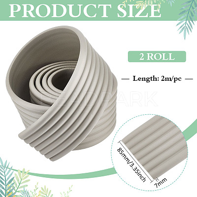 Nitrile Butadiene Rubber Bumper Strip DIY-WH0678-110B-1