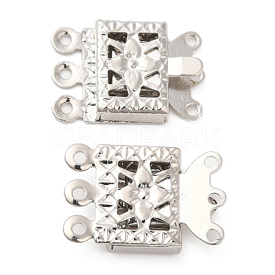 Brass Box Clasps KK-XCP0001-70P-1
