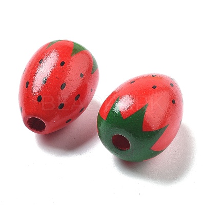 Schima Wood European Beads WOOD-G023-13A-1