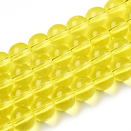 Transparent Glass Beads Strands LS-GLAA-T032-T8mm-12-1