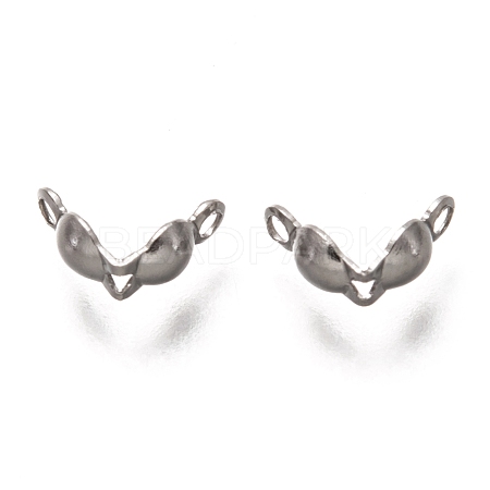 Non-Tarnish 304 Stainless Steel Bead Tips STAS-Z024-07P-1