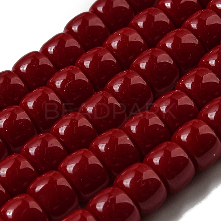 Opaque Glass Beads Strands LS-GLAA-NH0002-B07-1