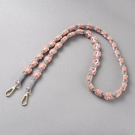 Cotton Rope Shoulder Phone Straps AJEW-WH20026-01D-1