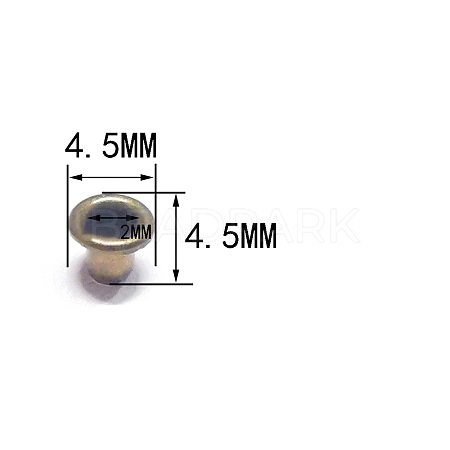 Brass Grommet Eyelet Findings PW-WG380A2-11-1