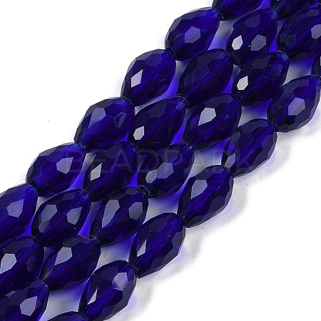 Transparent Glass Beads Strands EGLA-N013-T10mm-D07-1