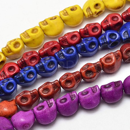 Dyed Synthetic Turquoise Bead Strands G-M145-M-B-1