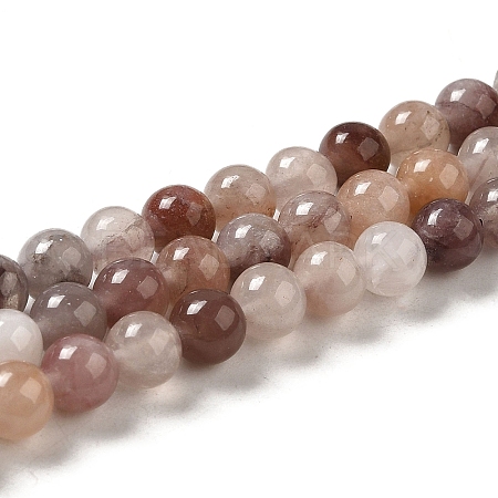 Natural Strawberry Quartz Beads Strands G-H298-A03-02-1