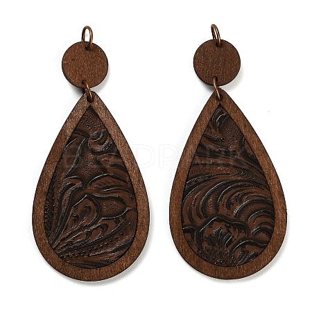 Wood & Leather Big Pendants WD-CBAE7F9-01C-1