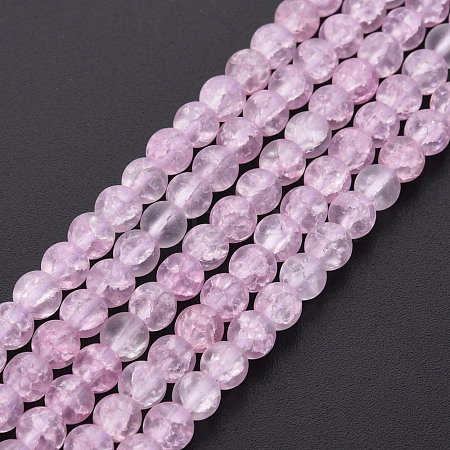 Crackle Glass Beads Strands GLAA-S192-D-006D-1