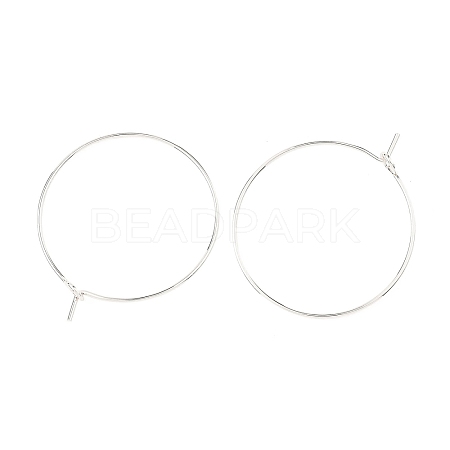 SHEGRACE Brass Hoop Earring Findings XGRPCH918-218P-1