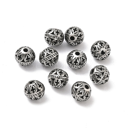 Retro 316 Surgical Stainless Steel Beads STAS-L307-17AS-12-1