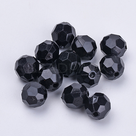 Acrylic Beads X-TACR-Q257-6mm-V72-1