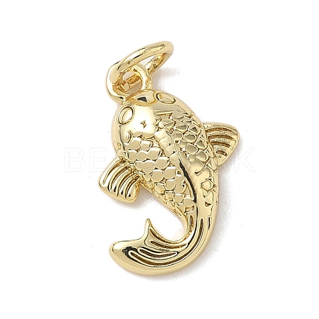 Ocean Series Brass Pendants KK-B155-14G-1