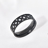 304 Stainless Steel with Clear Cubic Zirconia Finger Rings FS-WG2FC1C-02-1