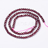 Natural Garnet Beads Strands LS-G-D167-B-3mm-3