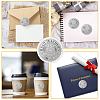 34 Sheets Silver Foil Embossed PET Picture Sticker DIY-WH0528-025-4