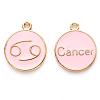 Alloy Enamel Pendants X-ENAM-S124-01A-09D-1