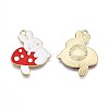 Autumn Theme Rack Plating Alloy Enamel Pendants ENAM-N055-072-3