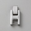 Rectangle Stainless Steel Watch Band Clasps STAS-WH0048-08B-P-1