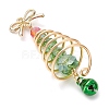 Glass & Alloy Pendants PALLOY-JF02990-01-3